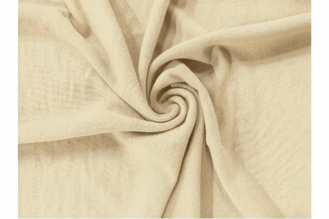 Lacoste piqué knit fabric in champagne cotton with pronounced honeycomb texture, manufactured at Apex Corporation knitwear factory in Karachi Pakistan